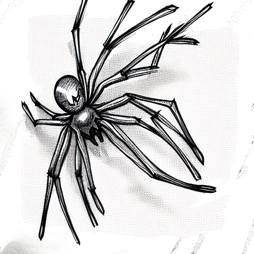 spider tattoo design idea