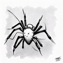 spider tattoo design idea