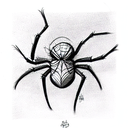 spider tattoo design idea