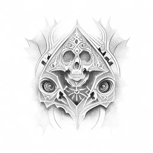 Gothic cathedral tattoo design idea
