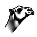 camel tattoo design idea