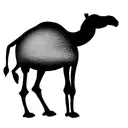 camel tattoo design idea