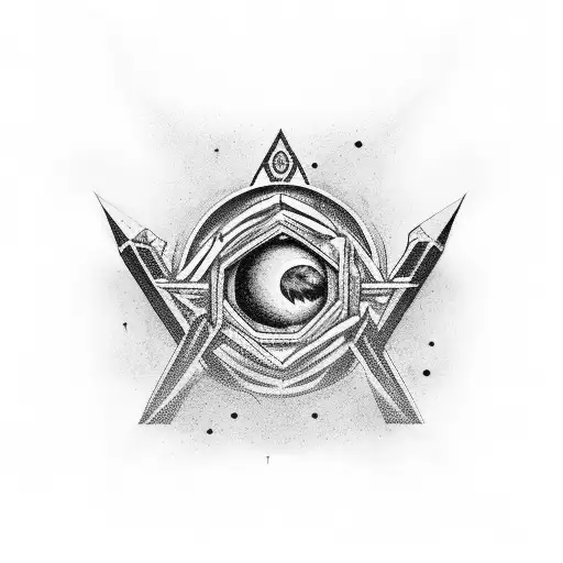 three symbols for our perfect universe tattoo design idea