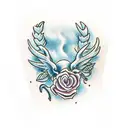 buck tattoo design idea