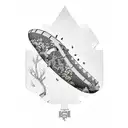 blimp puzzle  tattoo design idea