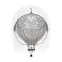 blimp puzzle  tattoo design idea