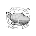 blimp puzzle pieces  tattoo design idea