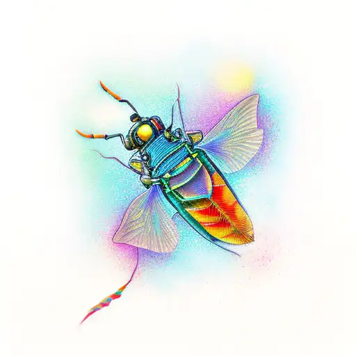 firefly  tattoo design idea