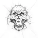 Mark of cain tattoo design idea