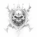 Mark of cain tattoo design idea