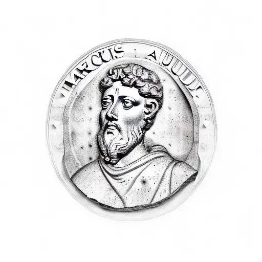 marcus aurelius tattoo design idea