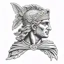 alexander the great tattoo design idea