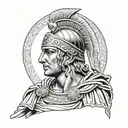 alexander the great tattoo design idea