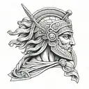 alexander the great tattoo design idea