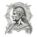 alexander the great tattoo design idea