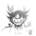 luffy tattoo design idea