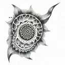 turbo tattoo design idea