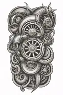 turbo tattoo design idea