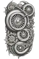 turbo tattoo design idea