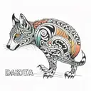 Dakota tattoo design idea