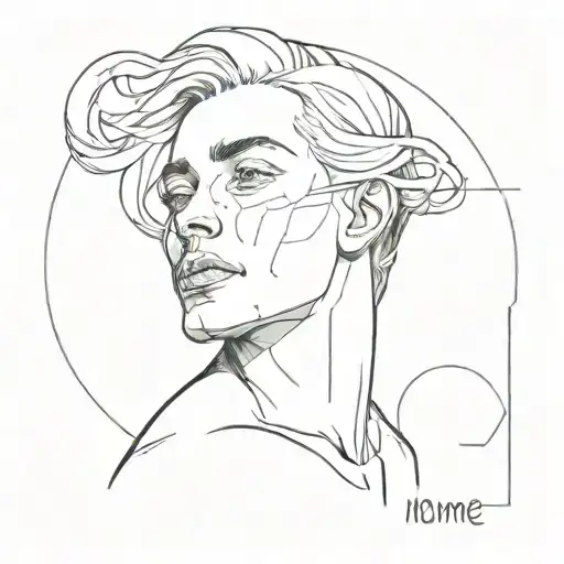 nomes  Arthur Henry Calleb com batimento cardiaco tattoo design idea