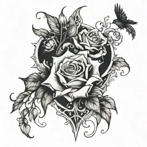 nomes  Arthur Henry Calleb com batimento cardiaco tattoo design idea