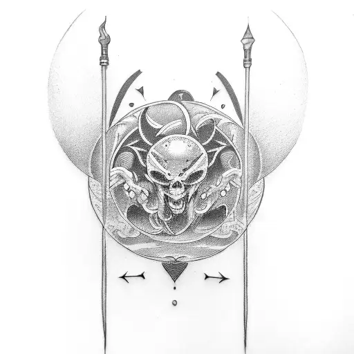 balance strength motivation goal family tattoo design idea