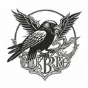 Alter Bridge Blackbird logo tattoo design idea