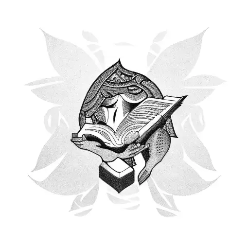 literature, passion and strength  tattoo design idea