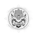 literature tattoo design idea