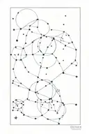 constellations tattoo design idea