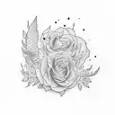 Vanessa crayons tattoo design idea