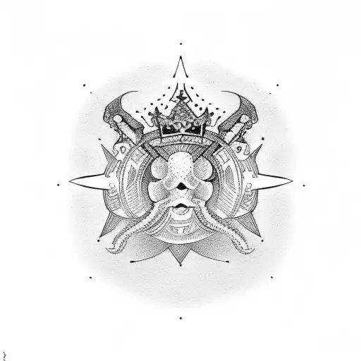 three crowns tattoo design idea