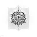 depeche mode logo tattoo design idea