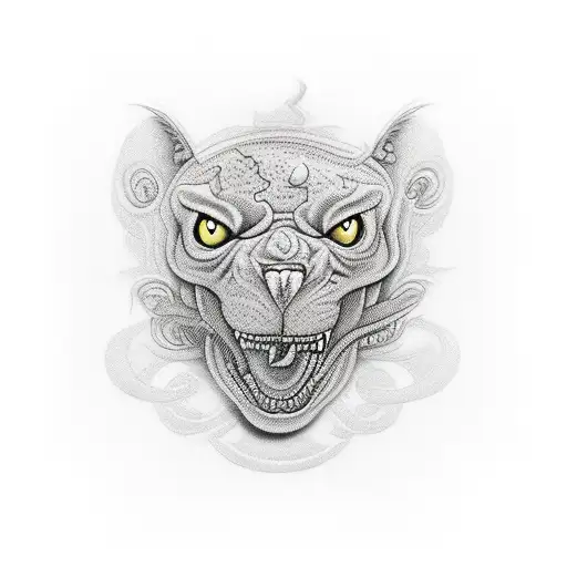 titfuck tattoo design idea