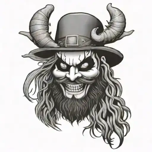 The Fiend Bray Wyatt  tattoo design idea