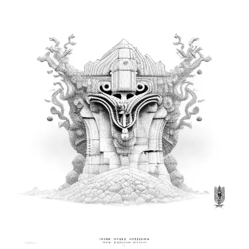  the midgard worm and persepolis tattoo design idea