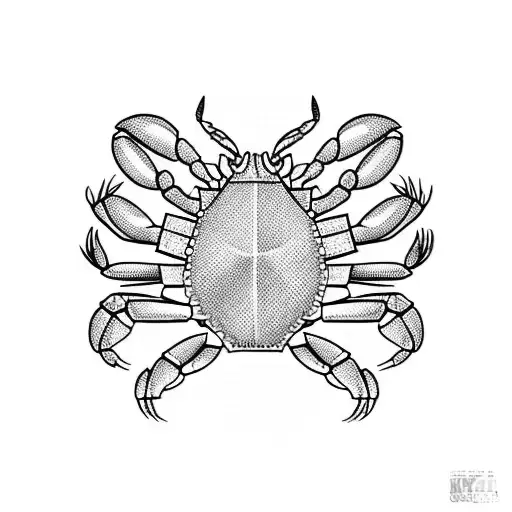 crab tattoo design idea
