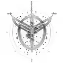 The word YESHUA tattoo design idea