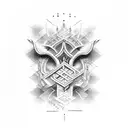 the word "yeshua" tattoo design idea