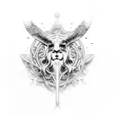 the word "yeshua" tattoo design idea