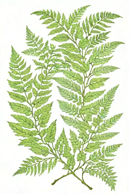 leaf fern laurel wreath wrapped tattoo design idea