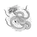 dragon snake phoenix tattoo design idea