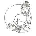 buddhist tattoo design idea