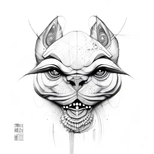 luck, patience  tattoo design idea