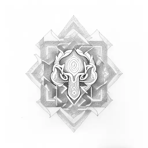 aum  tattoo design idea