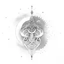 aum  tattoo design idea