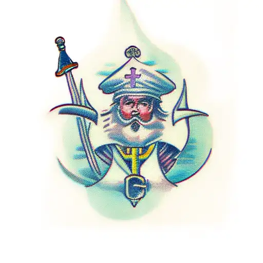 Irish, catholic, Fear an tí tattoo design idea