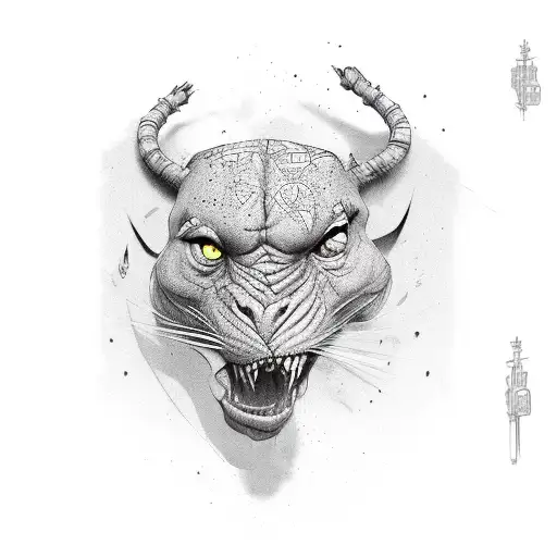 Gilroy gangsta discipline tattoo design idea