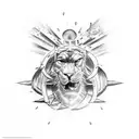 god gives his strongest soldiers the hardest challenges in latin tattoo design idea